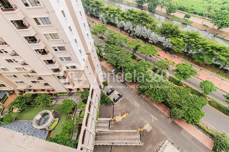 Balcony Well Located 1BR Apartment Close to WTC Mangga Dua at Mediterania Marina Ancol Apartment