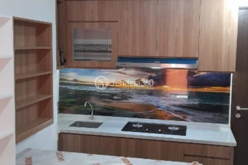 Kitchen 2BR Transpark Cibubur Apartment at Low Floor