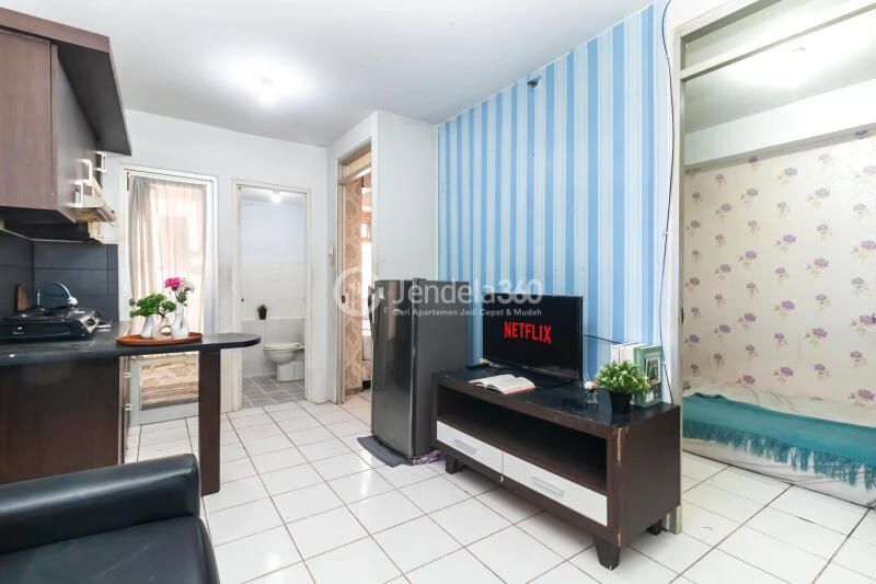 Living Room Restful 2BR Apartment at Gading Nias Apartment Tower Dahlia