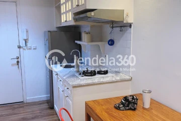 Kitchen Flawless 1BR Apartment Low Floor with City View at Westmark Apartment
