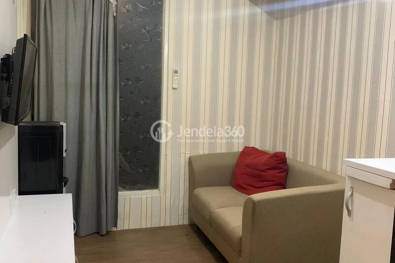 Living Room Low Floor 2BR Apartment with  View at Podomoro Golf View Apartment