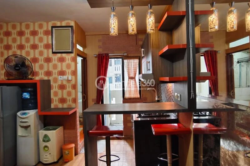 Kitchen Affordable 2BR Apartment Middle Floor with - View at Casablanca East Residence
