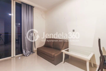 Living Room Spacious 1BR Apartment with Ocean View at Ancol Mansion Apartment