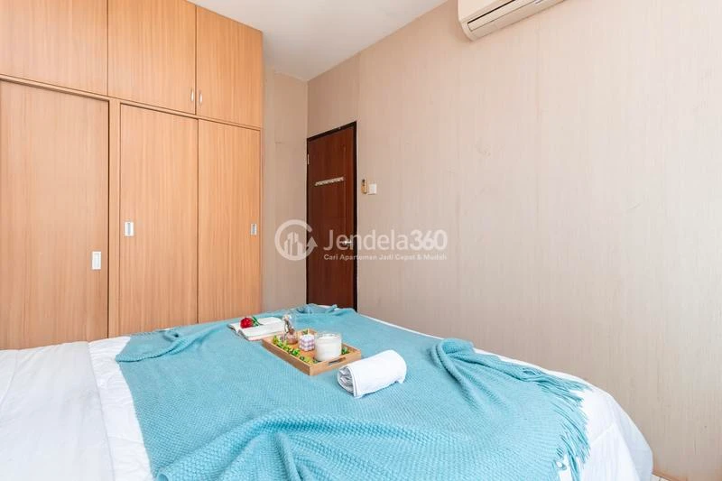 Bedroom 1 High Floor 2BR Apartment with City View at Kebagusan City Apartment
