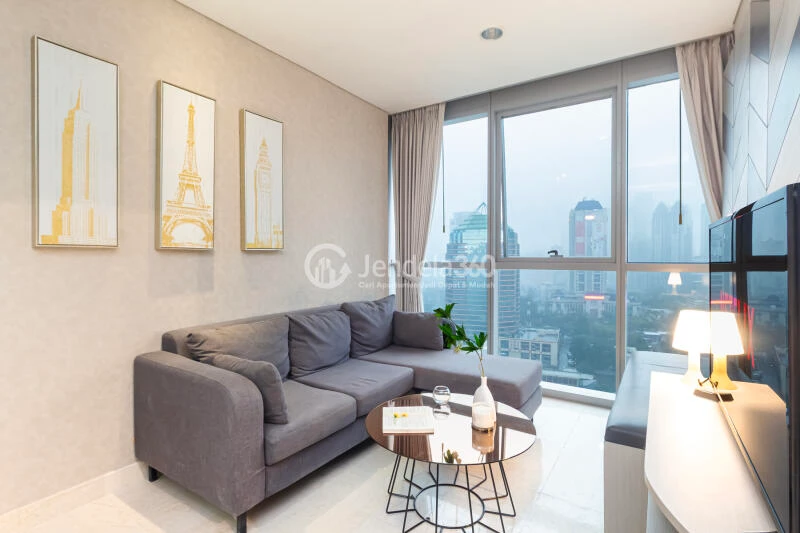 Living Room Ciputra World 2 Apartment 1BR Tower Orchard