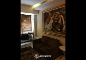 Living Room 2BR Nifarro Park Apartment at Tower A
