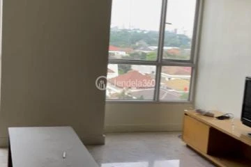 Living Room Peaceful 2BR Apartment at Somerset Permata Berlian Residence Low Floor