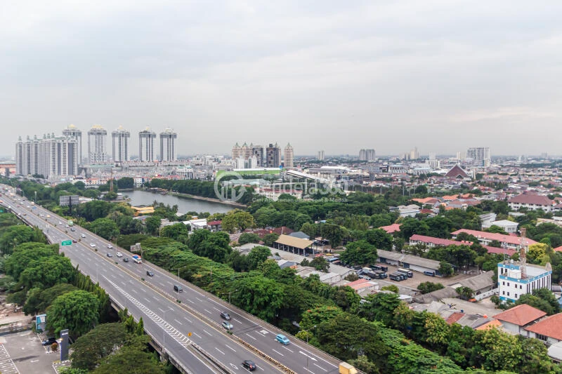 Balcony Good Deal 2BR Apartment at Sunter Park View Apartment Tower B
