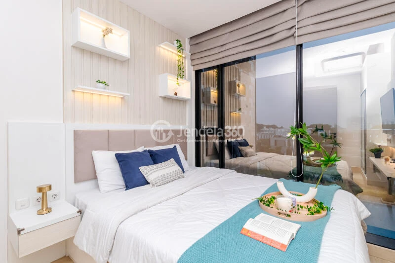 Bedroom 1 Spacious 2BR Apartment Low Floor with City View at Fatmawati City Center Apartment