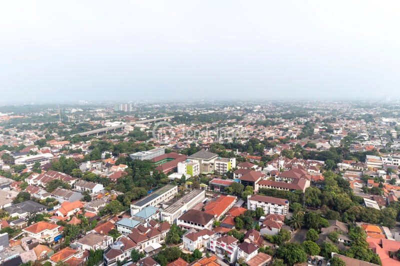 Balcony 1BR Fatmawati City Center Apartment at High Floor