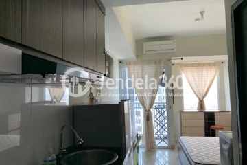 Kitchen Stunning Studio Apartment at Grand Dhika City Apartment High Floor