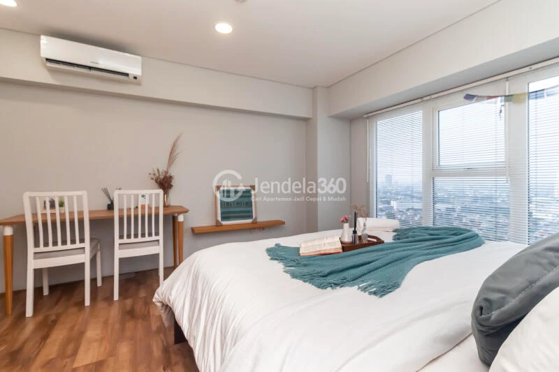 Bedroom 1 Strategic Location 2BR Apartment Middle Floor with City View at Maqna Residence