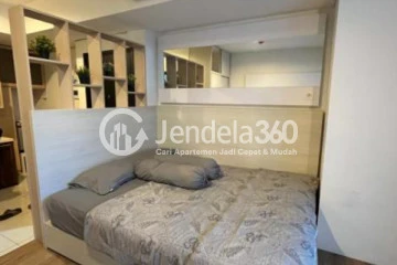 Bedroom Well Furnished Studio Apartment Low Floor with City View at Aspen Residence Apartment