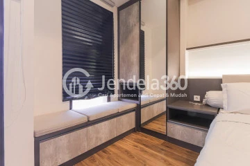 Bedroom High Floor Studio Apartment with City (Timur) View at Vasaka Solterra Apartment