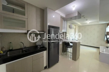 Kitchen 2BR Apartment with City View at Sky Terrace Apartment