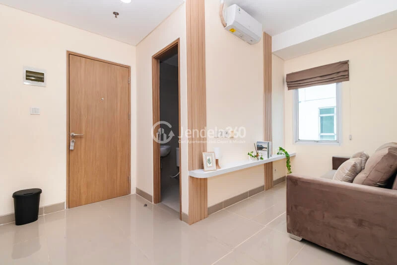 Living Room Fancy 1BR Apartment at B Residence BSD High Floor