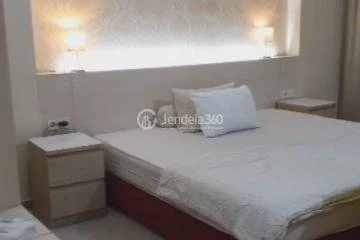 Bedroom Spotless Studio Apartment Low Floor with City View at Grand Centerpoint Apartment