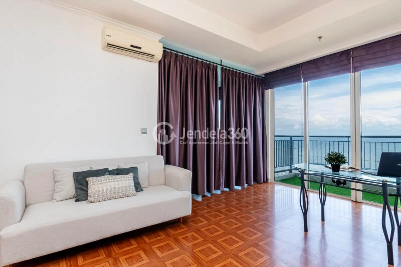 Living Room Studio Ancol Mansion Apartment at Middle Floor