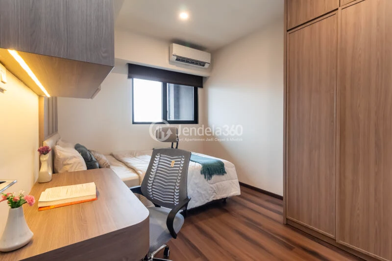 Bedroom 2 Low Floor 3BR Apartment with  View at Branz Mega Kuningan Apartment