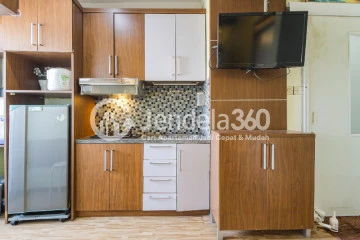 Kitchen 2BR Menteng Square Apartment at Middle Floor