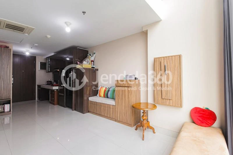 Living Room Relaxing 1BR Apartment with Spacious Living Room at U Residence Karawaci Apartment
