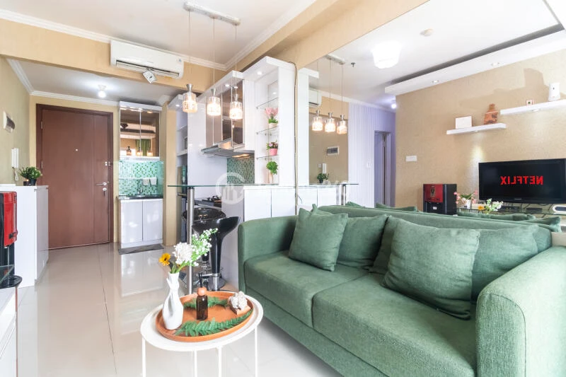 Living Room Signature Park Grande 2BR Fully Furnished