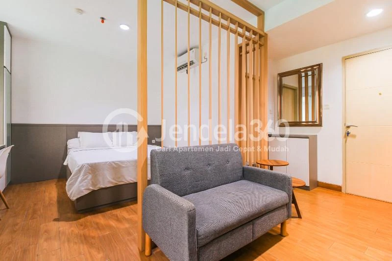 Living Room Menteng Square Apartment 1BR View City