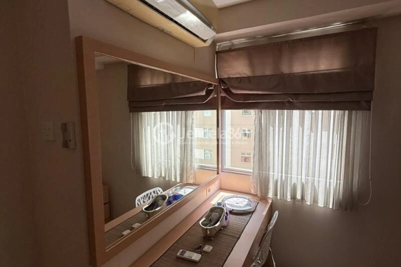 Bedroom Low Floor 1BR Apartment with City View at Kalibata City Apartment