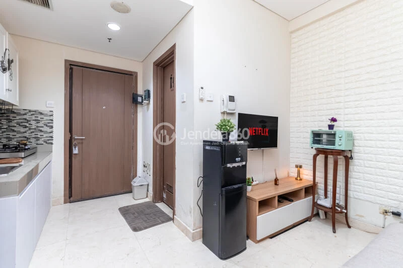 Living Room 1BR Apartment with  View at Puri Orchard Apartment