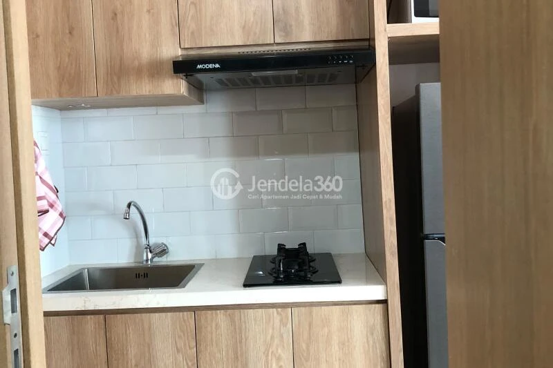 Kitchen Low Floor Studio Apartment with  View at B Residence BSD