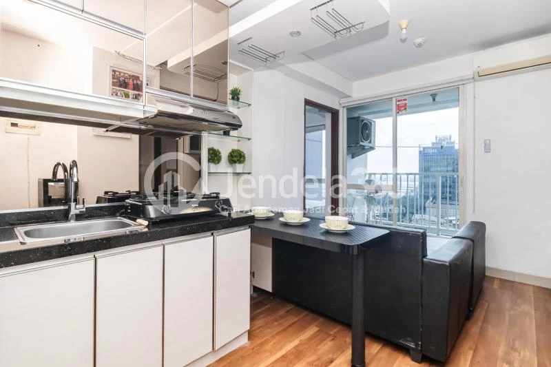 Kitchen Compact 3BR Apartment at Callia Apartment Tower Callia