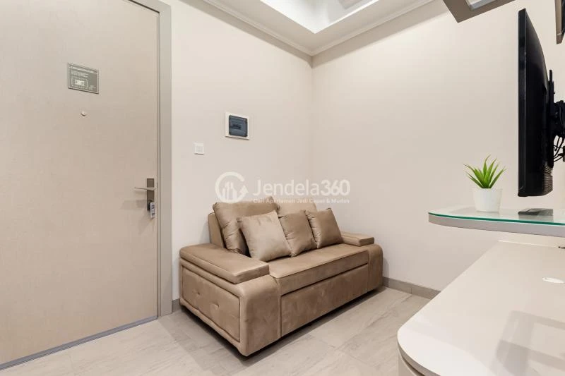 Living Room 1BR Apartment with  View at Menara Jakarta Apartment