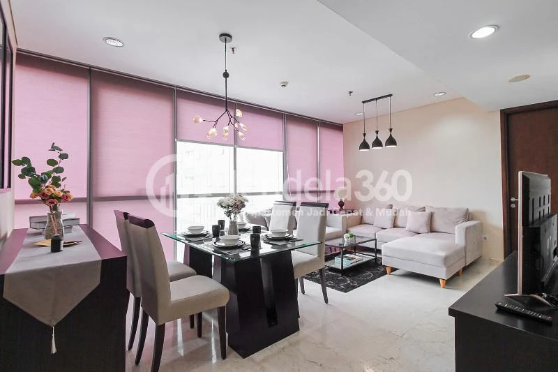 Living Room Ciputra World 2 Apartment 2BR Fully Furnished