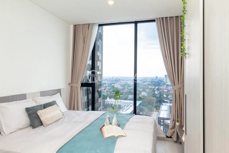 Bedroom 1 2BR Apartment with City View at Fatmawati City Center Apartment