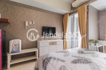 Bedroom Well Furnished Studio Apartment at Grand Dhika City Apartment Middle Floor