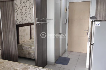 Bedroom Peaceful Studio Apartment High Floor with City View at Kota Ayodhya Apartment