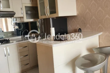 Kitchen Low Floor 1BR Apartment with City View at Signature Park Apartment