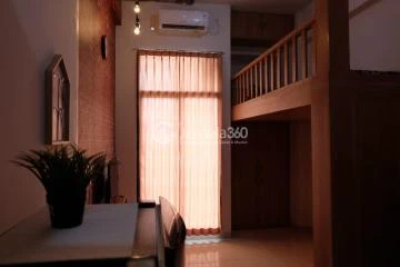 Bedroom Elegant Studio Apartment at Dave Apartment Low Floor