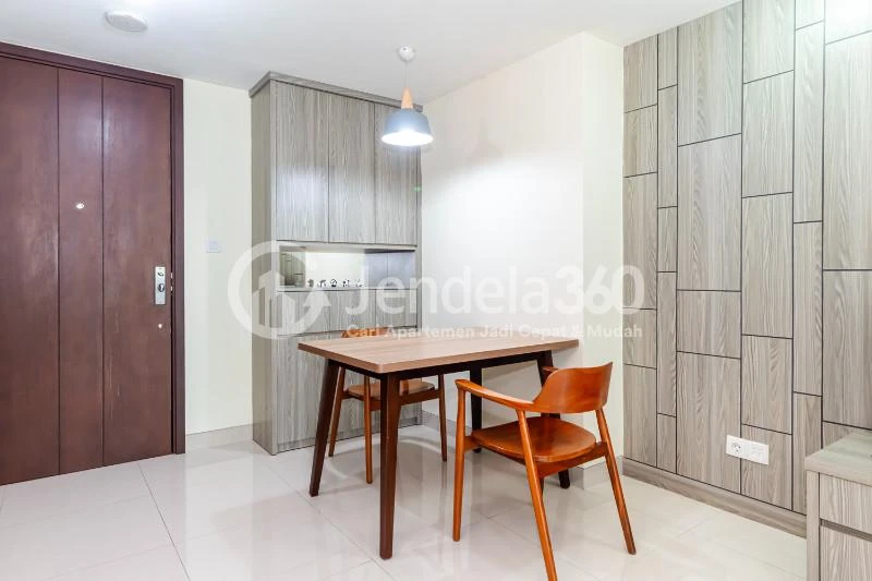 Dining Room High Floor 1BR Apartment with City View at U Residence Karawaci