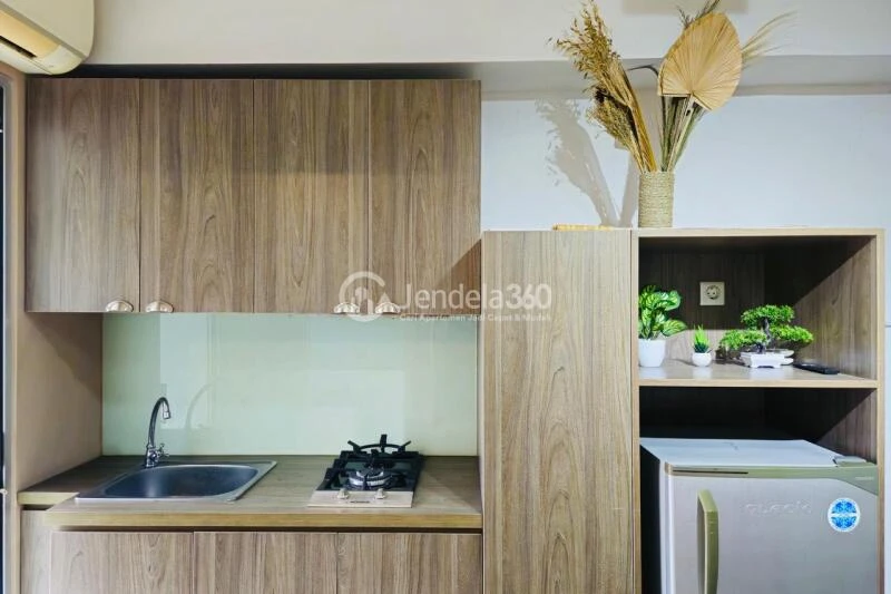 Kitchen 2BR Kalibata City Green Palace Apartment at Tower Lotus