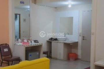 Bedroom Spotless Studio Apartment Low Floor with City View at Grand Centerpoint Apartment