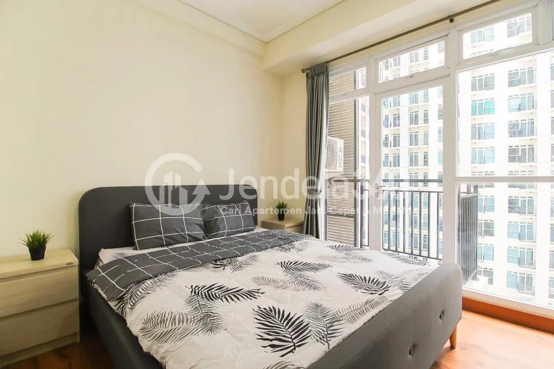 Bedroom Modest 1BR Apartment with Spa & Fitness Center at Puri Orchard Apartment