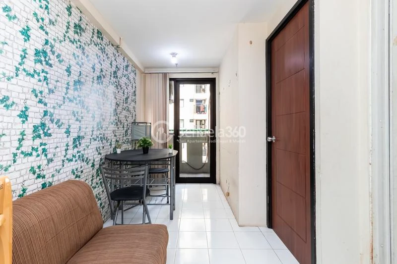 Living Room Flawless 1BR Apartment at Kebagusan City Apartment Tower Anggrek (A)