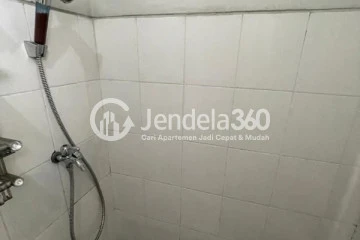 Bedroom Elegant Studio Apartment Middle Floor with City View at Kalibata City Apartment