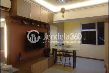 Living Room Homey Studio Apartment High Floor with  View at Great Western Resort
