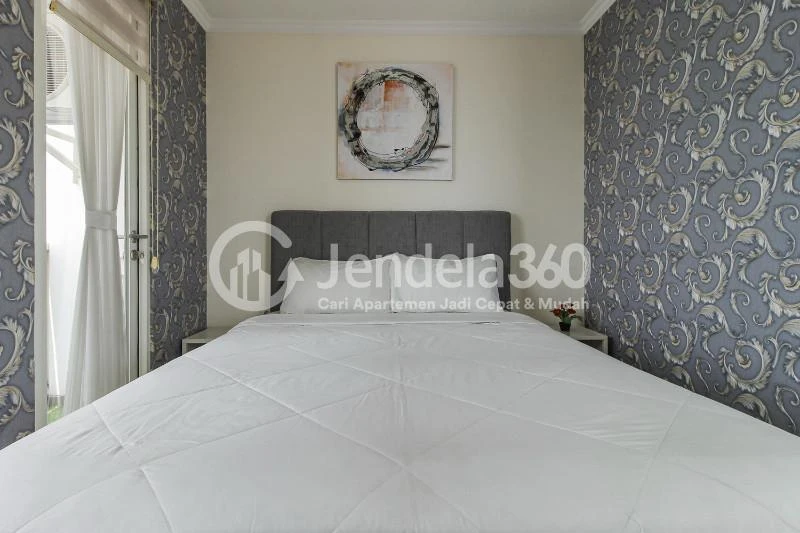 Bedroom Restful 1BR Apartment High Floor with City View at Menteng Park