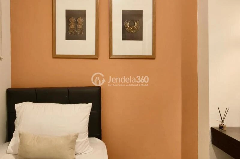 Bedroom 2 High Floor 2BR Apartment with City View at Kalibata City Apartment