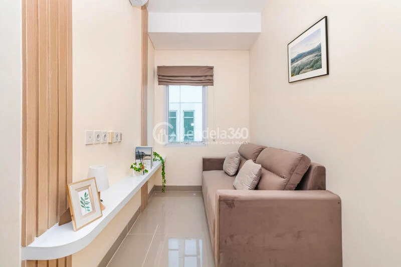 Living Room Fancy 1BR Apartment at B Residence BSD High Floor
