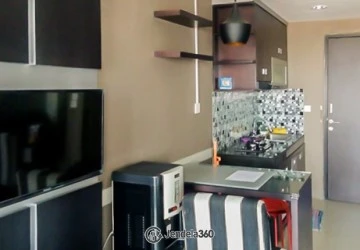 Kitchen Compact Studio Apartment at Park View Condominium High Floor