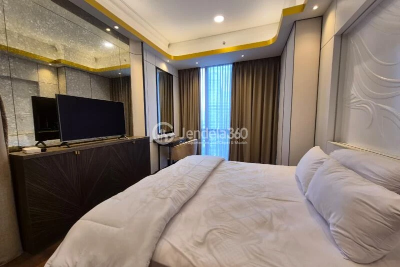 Bedroom 1 Low Floor 3BR Apartment with City View at Anandamaya Residence
